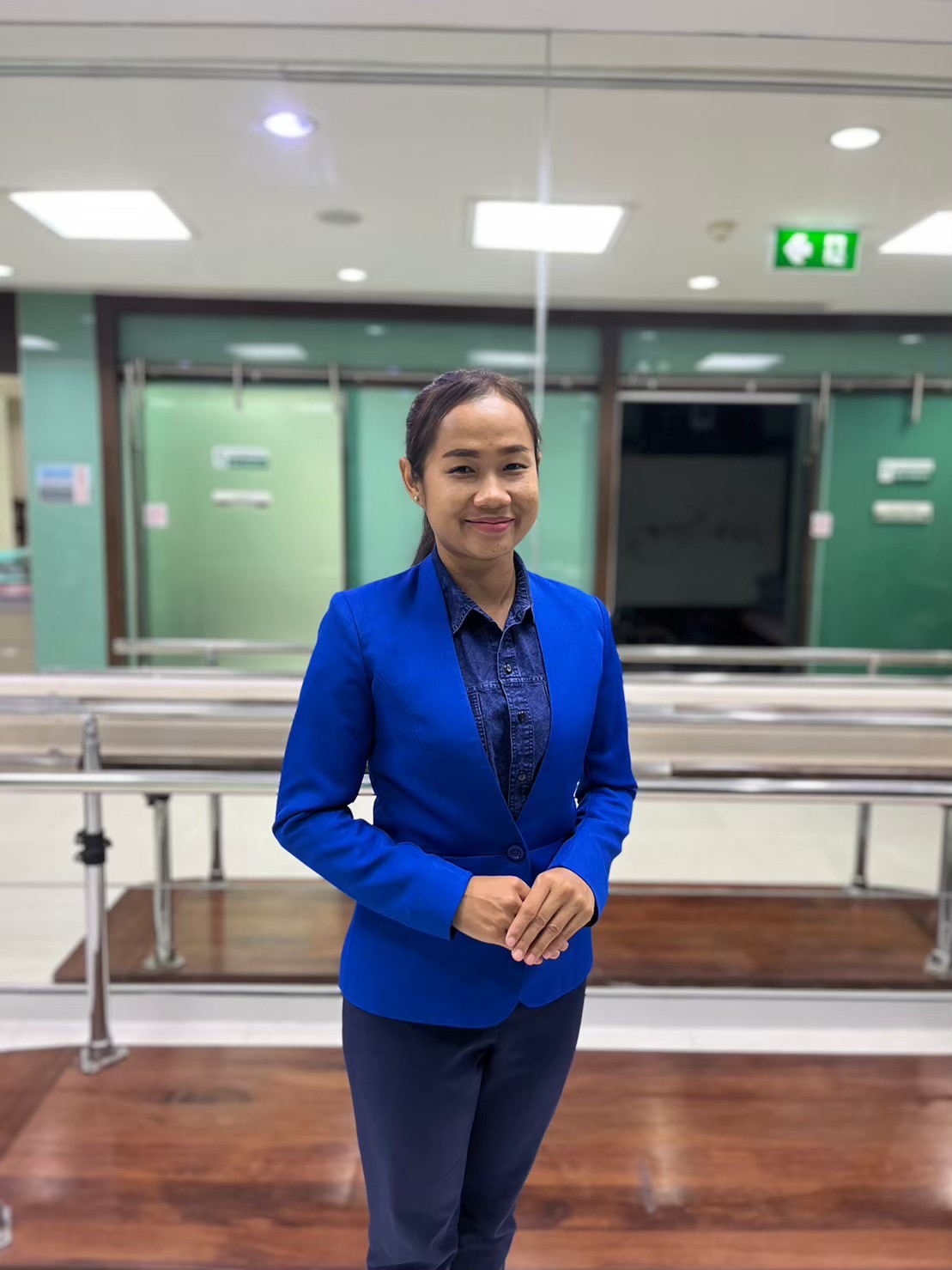 Jaruwan Duangin (Joy), physiotherapist and owner of Clinic of Joy